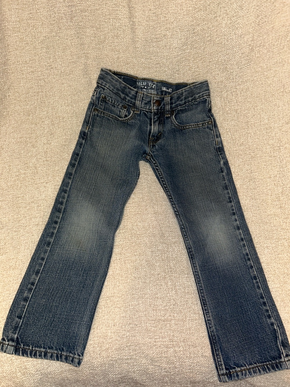 Kids Dark Blue Jeans - Levi Strauss Signature Straight leg